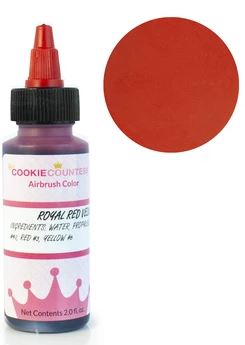 Royal Red Velvet Airbrush Coloring 2 OZ - The Cookie Countess, Colorante  Rojo